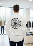 BLMN MONOGRAM CREST BUTTON-DOWN OG SURPLUS SHIRT