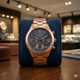 Michael Kors Ritz Rose Gold-Tone Chronograph WATCH