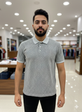 M-K SIGNATURE LOGO COTTON POLO T-SHIRT