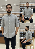 RLP ICONIC RELAXED LINEN SHIRT