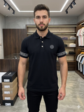 BLMN TAPE LOGO PIQUE POLO T-SHIRT