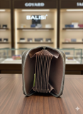 BALISI STYLE Zip-Around Accordion Card Holder Wallet