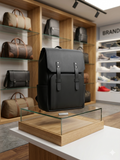 Executive Matte Black Heritage Backpack Bags