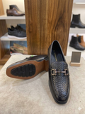 TED BAKER Men’s Woven Texture Bit Loafers