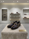 ROSSO Luxurious Croc-Embossed Bit Loafers