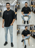 A-X GRAPHIC ROUND NECK OVERSIZED T-SHIRT
