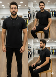 TMY CLASSIC TIPPED POLO T-SHIRT
