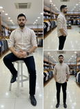 LCST CLASSIC FIT OXFORD BUTTON-DOWN IN PEACH SHIRT