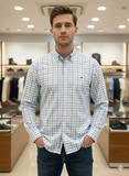 TMY CLASSIC WHITE WINDOWPANE CHECK SHIRT
