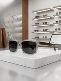Gucci Web Stripe Rectangular SHADES
