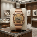 Casio Vintage LA670W Rose Gold Digital Ladies WATCH