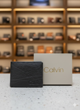 Calvin Luxury Genuine Leather Bi-Fold Wallet