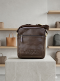 Diesel Heritage Pebbled Leather Crossbody Bag