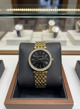 Michael Kors Darci Gold-Tone and Black Dial Pavé ladies Watch