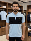 LCST REGULAR FIT COLORBLOCK STRIPE POLO T-SHIRT