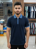 HKT LONDON ZIP-NECK PERFORMANCE POLO T-SHIRT