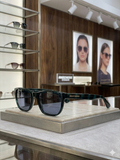 SKCRS Teal Tortoise Wayfarer with Arctic Blue Lenses SHADES