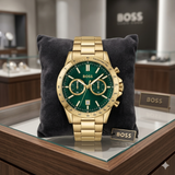 BOSS Men's Gold-Tone Chronograph Watch