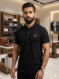 BLMN EMBROIDERED LOGO PIQUE POLO