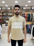 C-K COLOR-BLOCK LOGO POLO T-SHIRT