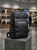 BOSS Men's Premium Matte Finish Urban Commuter Backpack