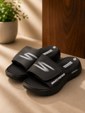 Skechers Black Sport Slides
