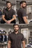 C-K TIPPED PIQUÉ – SAGE GREEN POLO T-SHIRT