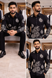 IMPORTED PREMIUM PAISLEY EMBROIDERED ARTISAN DESIGNER SHIRT