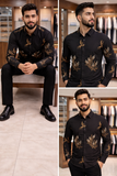 IMPORTED PREMIUM EMBROIDERED FLORAL ARTISAN DESIGNER SHIRT
