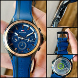 Tomy hlfger silicon strap og watch