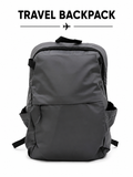 Grey Travel Backpack BAG