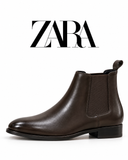 ZRA Classic Heritage Dark Brown Chelsea Boots