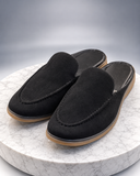 SF Mules Casual Suede-Style Slip-On Mules LOAFERS