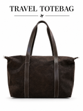 Premium Brown Travel Tote Bag