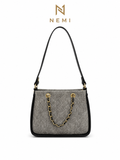 NEMI Quilted Chic Elegant Textured Shoulder BAG