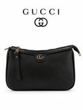 GUCI Small Pebbled Leather Shoulder BAG