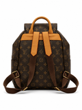 L-V FLAP-TOP MONOGRAM LADIES BACK PACK
