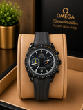 Omega Speedmaster Chronograph silicon strap watch