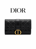 DIO R BLACK CANNAGE LONG WALLET WITH CD LOGO LADIES SLING BAG