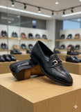 HAND MADE FRONT BUCKLE LOAFERS