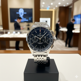 BRETLING QUARTZ METAL STRAP WATCH