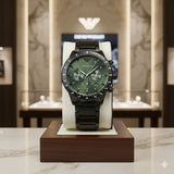EMPORIO ARMANI GREEN DIAL OG WATCH
