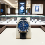 LONGNS AUTOMATIC LEATHER WATCH