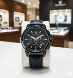 MASRATI LEATHER WATCH