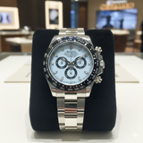 ROLX SKY BLUE DIAL METAL STRAP WATCH
