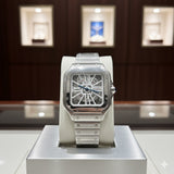 CARTR SKELETON MODEL METAL STRAP WATCH