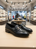 HAND MADE FRONT BUCKLE LOAFERS