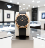 ARMNI LEATHER STRAP WATCH