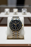 LONGNS DUAL TONE METAL STRAP WATCH