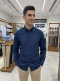 LINEN CLUB PLAIN SHIRT